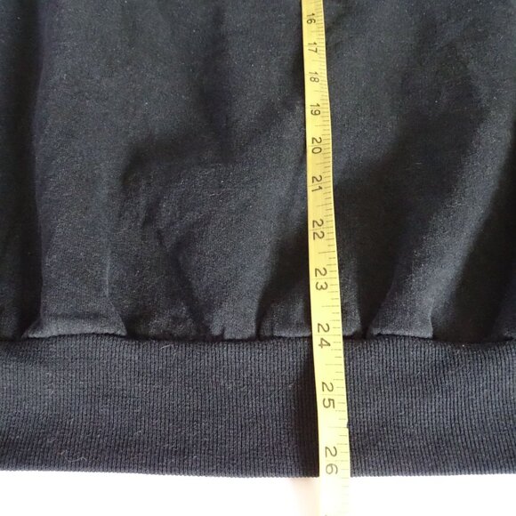 Vtg Bald Eagle American Flag Graphic Black Crewneck Sweatshirt Men Size XXL FLAW - Picture 6 of 11